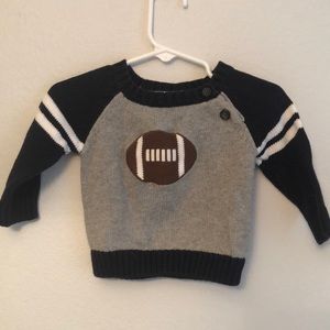 Gymboree baby boy football sweater